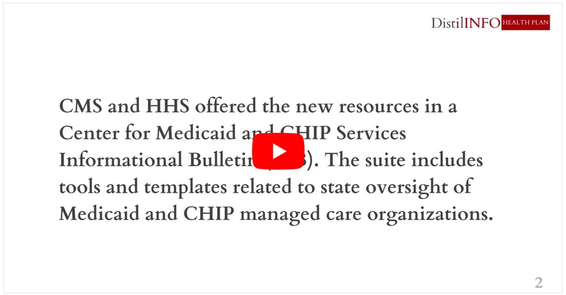 HHS Resources Address Oversight Of Medicaid, CHIP Quality Of Care ...